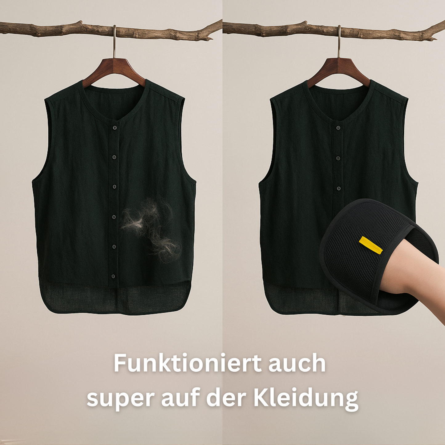 FurFlick - Entfernt Tierhaar mit einem Wisch