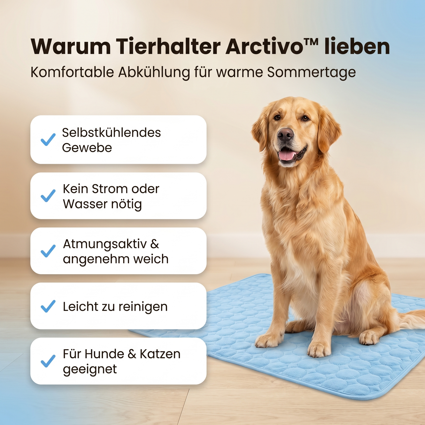 Arctivo™ – Abkühlung für Fellnasen